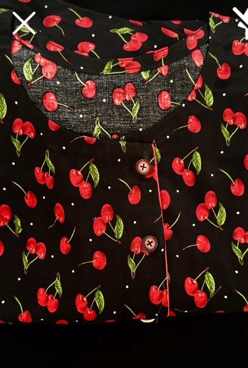 Gilas Cherry Print Nightsuit