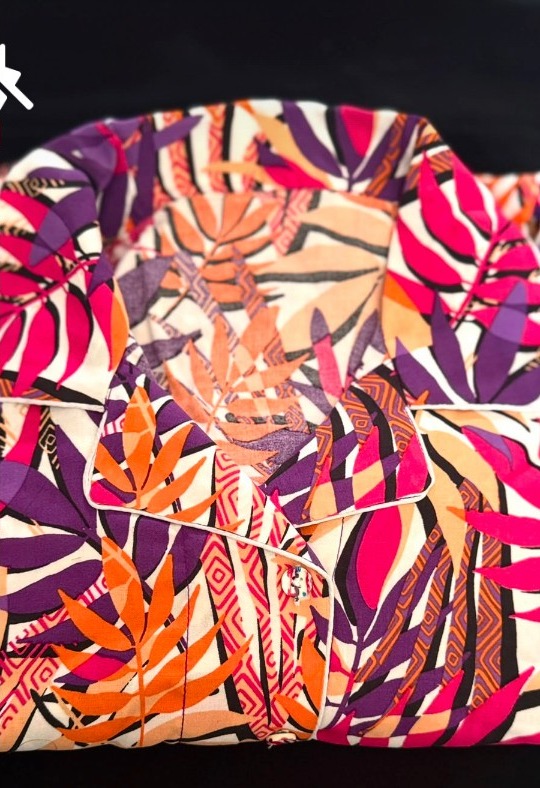 Rangeen Tropical Leaf Nightsuit